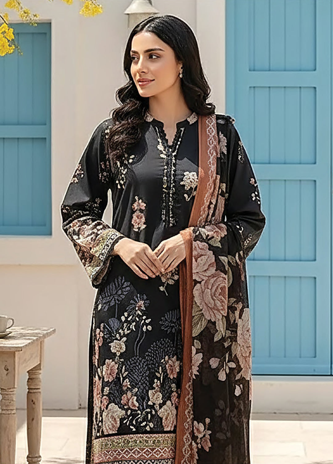 Summer Prints by Lakhany Unstitched Printed Lawn 3 Piece Suit LSM26USP LG-SG-0087 - Summer Collection