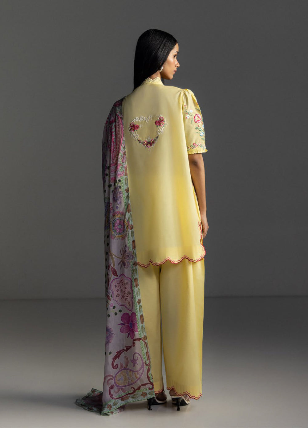 Coco by Zara Shahjahan Unstitched Embroidered Lawn 3 Piece Suit CZS26UL SEREN-5B - Summer Collection