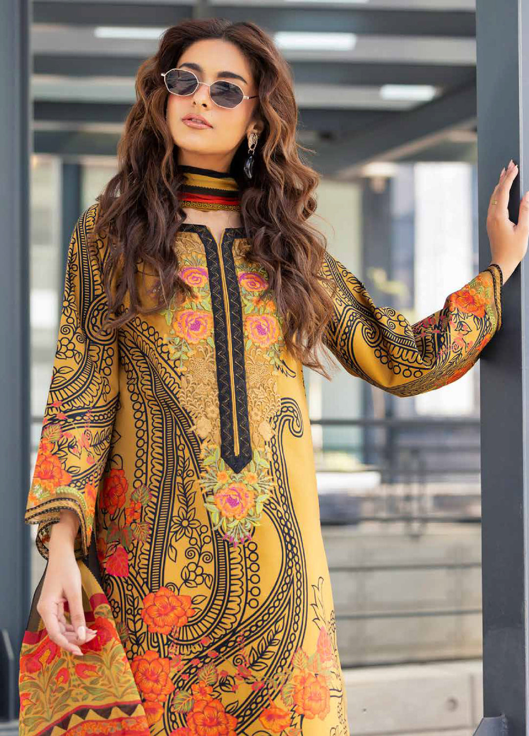 Aghaz e Nou by Charizma Unstitched Embroidered Lawn 3 Piece Suit CHR26UA AG6-01 - Summer Collection
