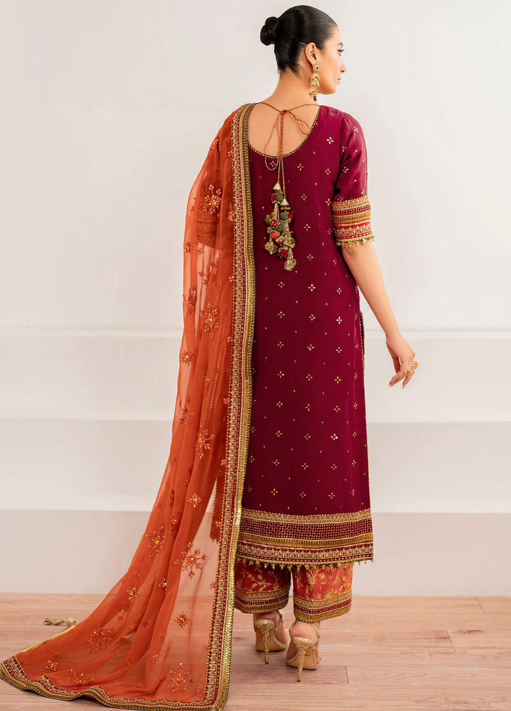 Chantelle by Baroque Unstitched Embroidered Chiffon 3 Piece Suit BQ26UFC UF-698 - Festive Collection