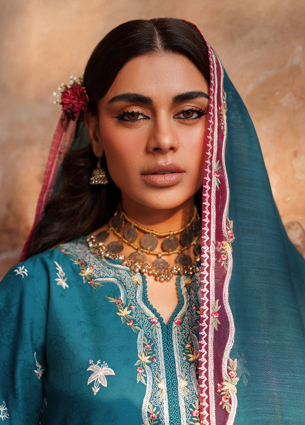 Suroor by Bin Ilyas RTW Embroidered Jacquard Lawn 3 Piece Suit BI26PSL 243B - Festive Collection