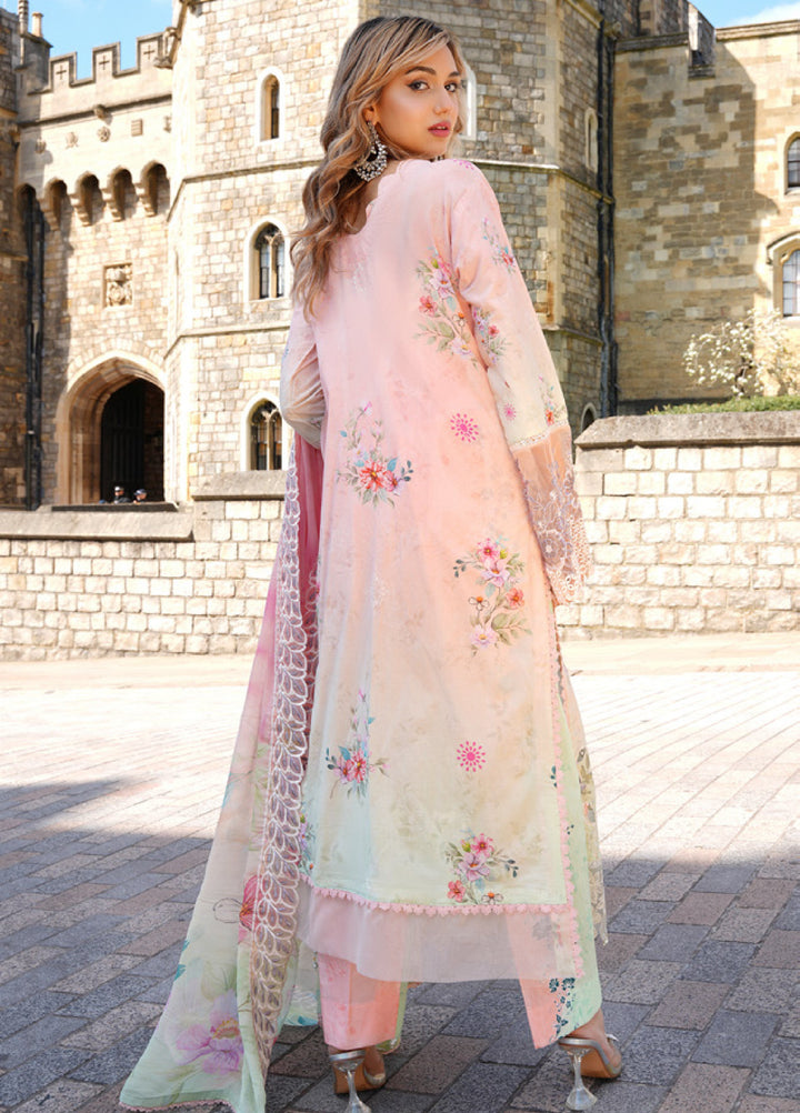 Al Zohaib Printkari Unstitched Embroidered Lawn 3 Piece Suit AZ26ULP 06 - Summer Collection