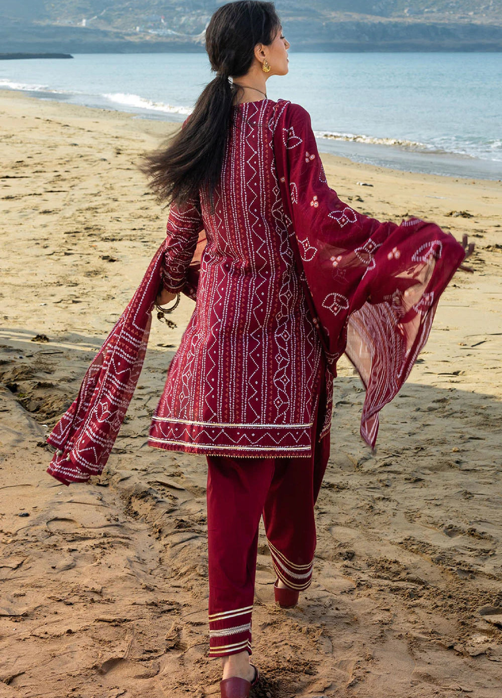 The Chunri by Gul Ahmed Unstitched Printed Lawn 3 Piece Suit GA26UTCL CL-52180 B - Summer Collection