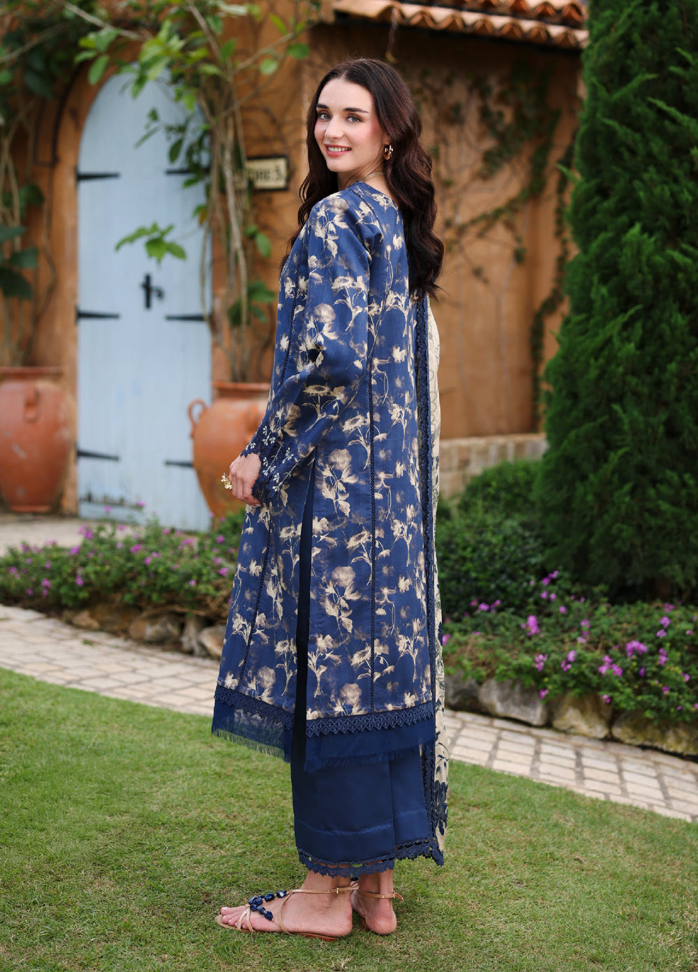 Rang Rasiya Lifestyle Lawn Unstitched Embroidered 3 Piece Suit RR25ULS CHARLOTTE - Summer Collection