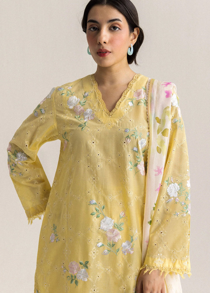 Coco by Zara Shahjahan Unstitched Embroidered Lawn 3 Piece Suit CZS26UCLP AIRI-1B - Eid Collection
