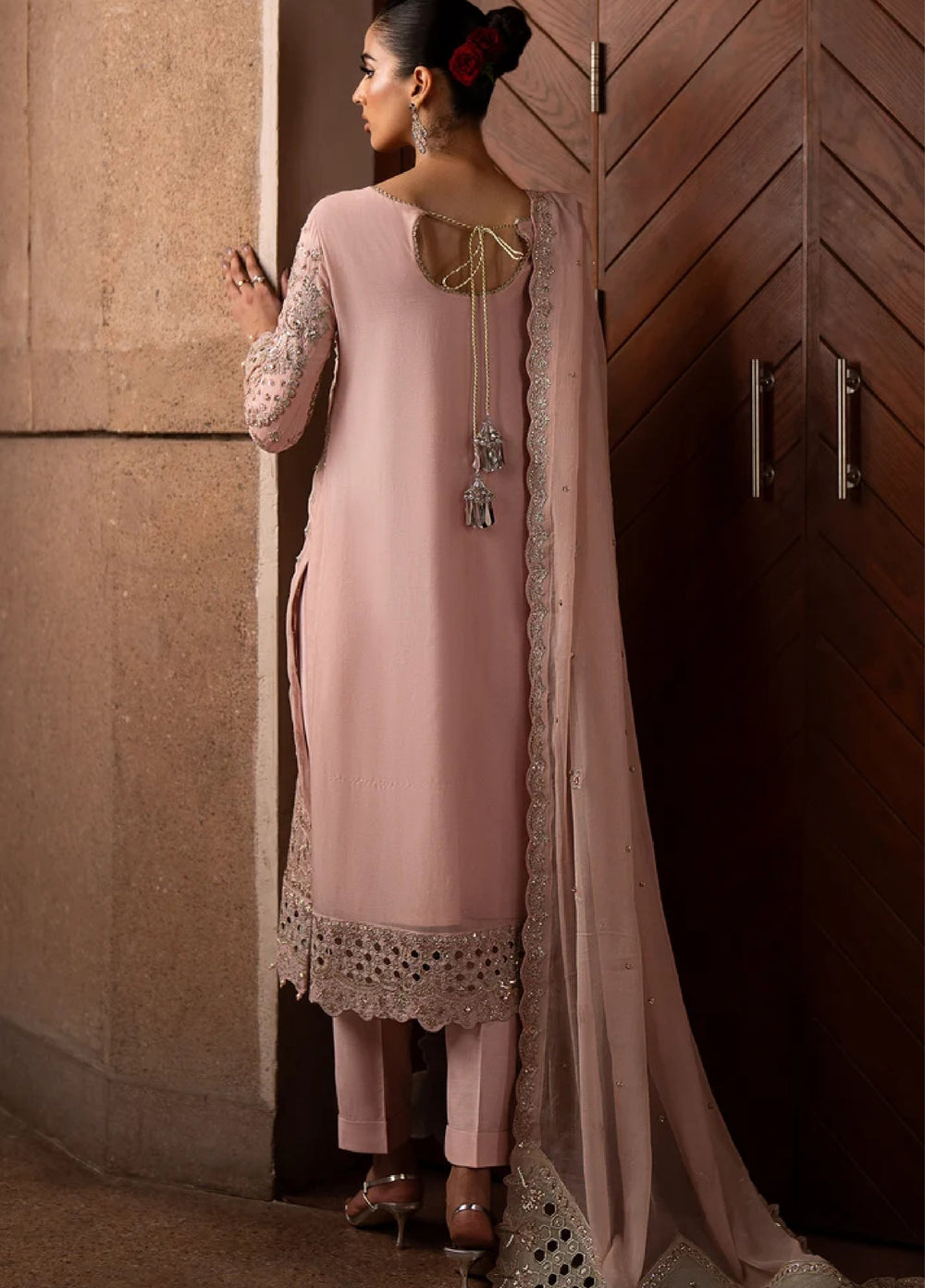 Casabella by Emaan Adeel Unstitched Embroidered Chiffon 3 Piece Suit KAYLIN - Festive Collection