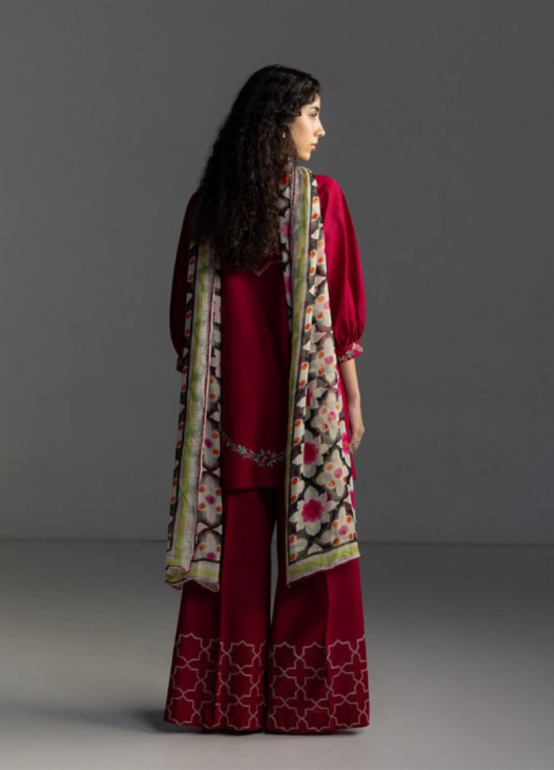 Coco by Zara Shahjahan Unstitched Embroidered Lawn 3 Piece Suit CZS26UL RIVAE-1B - Summer Collection