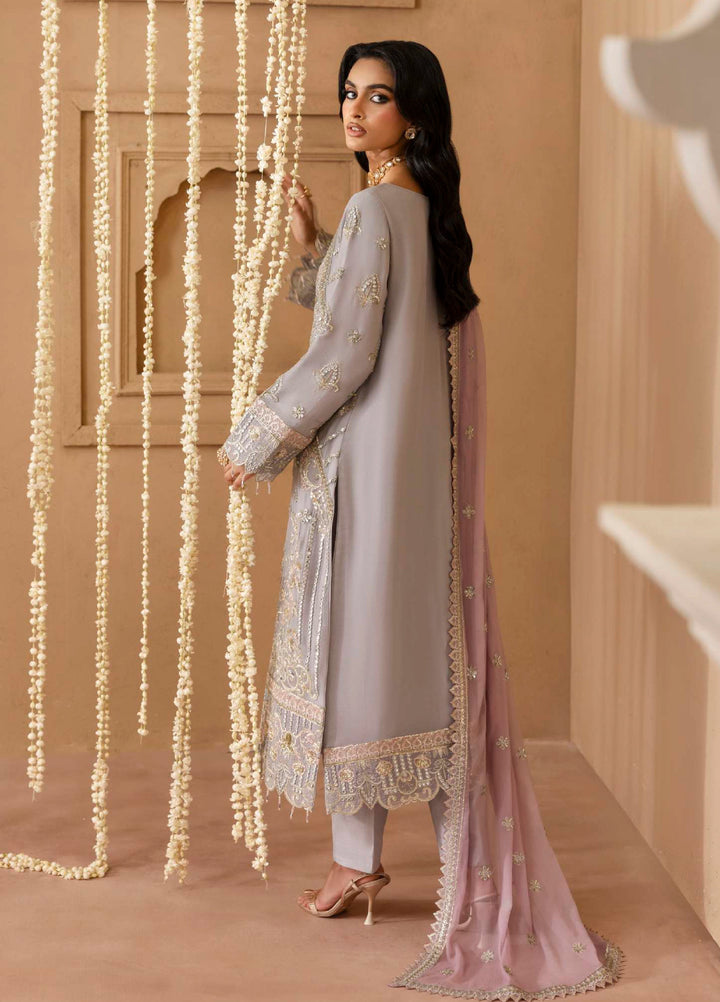 Shehrzadi by Emaan Adeel Unstitched Embroidered Chiffon 3 peice EA25SC Mahyam - Formals Collection