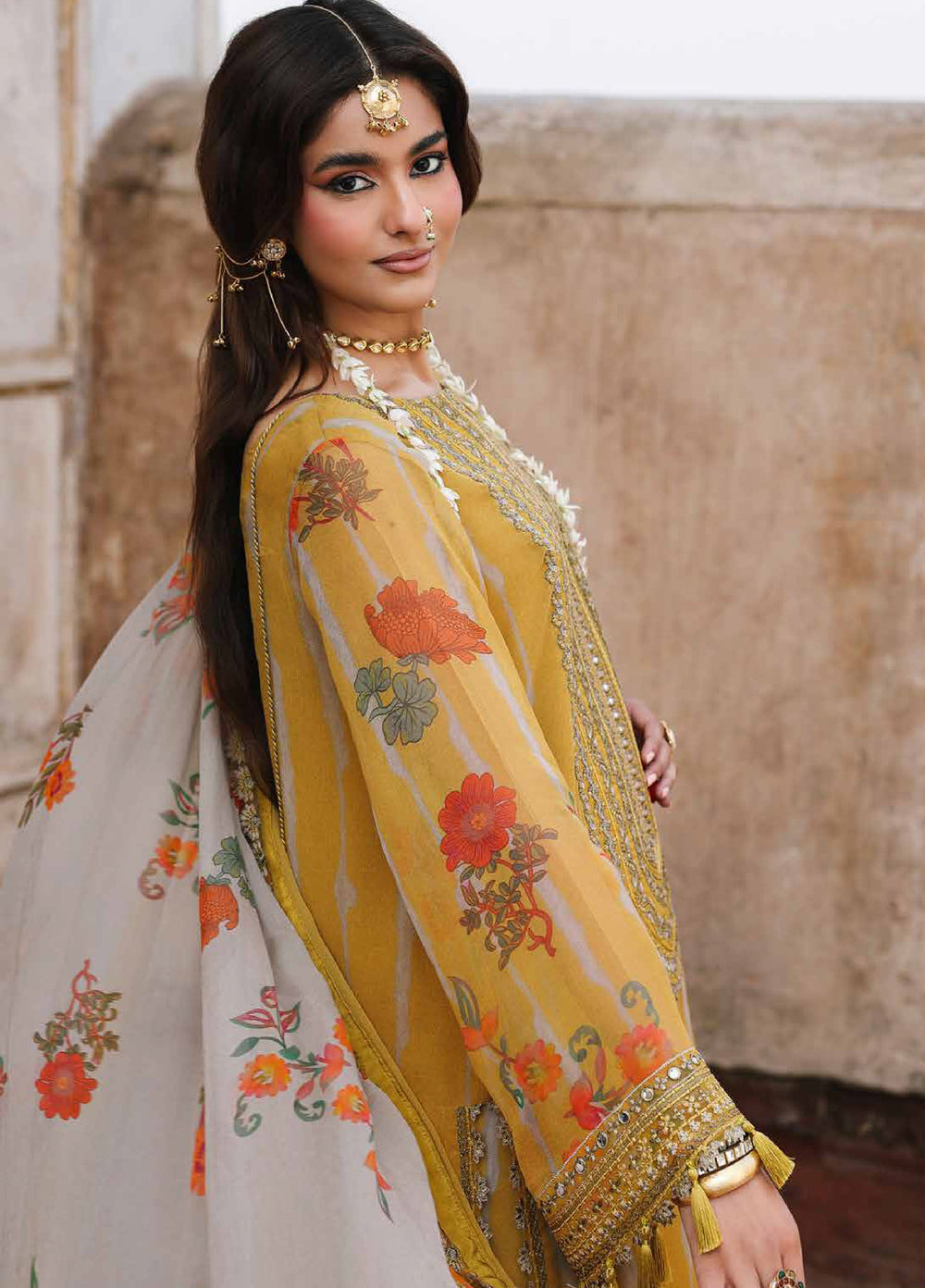 Vasal by Charizma Unstitched Embroidered Chiffon 3 Piece Suit CHR26UVC VSL6-10 - Festive Collection