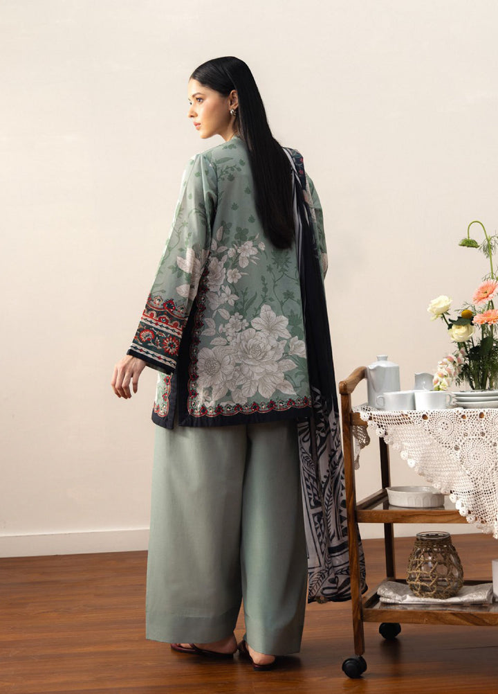 Coco by Zara Shahjahan Unstitched Printed Lawn 3 Piece Suit CZS26ULV ZEN-10B - Summer Collection