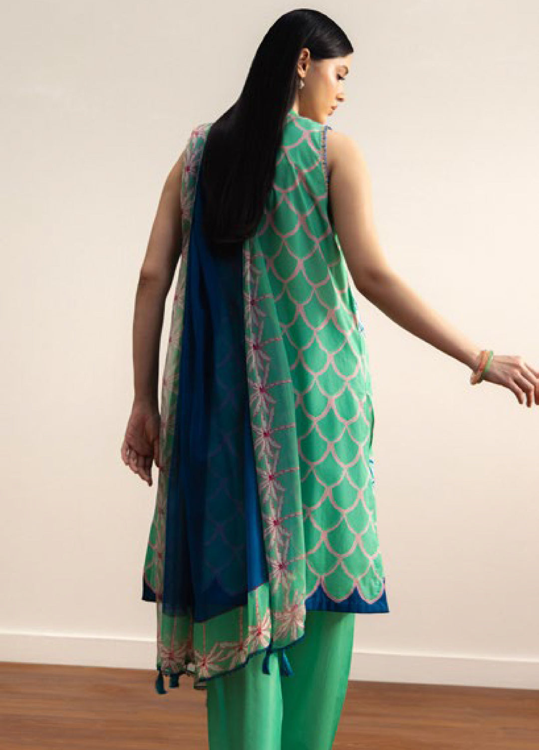 Coco by Zara Shahjahan Unstitched Printed Lawn 3 Piece Suit CZS26ULV NAMI-5A - Summer Collection