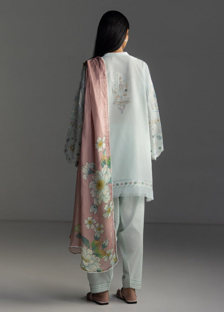 Coco by Zara Shahjahan Unstitched Embroidered Lawn 3 Piece Suit CZS26UL VEYA-7B - Summer Collection