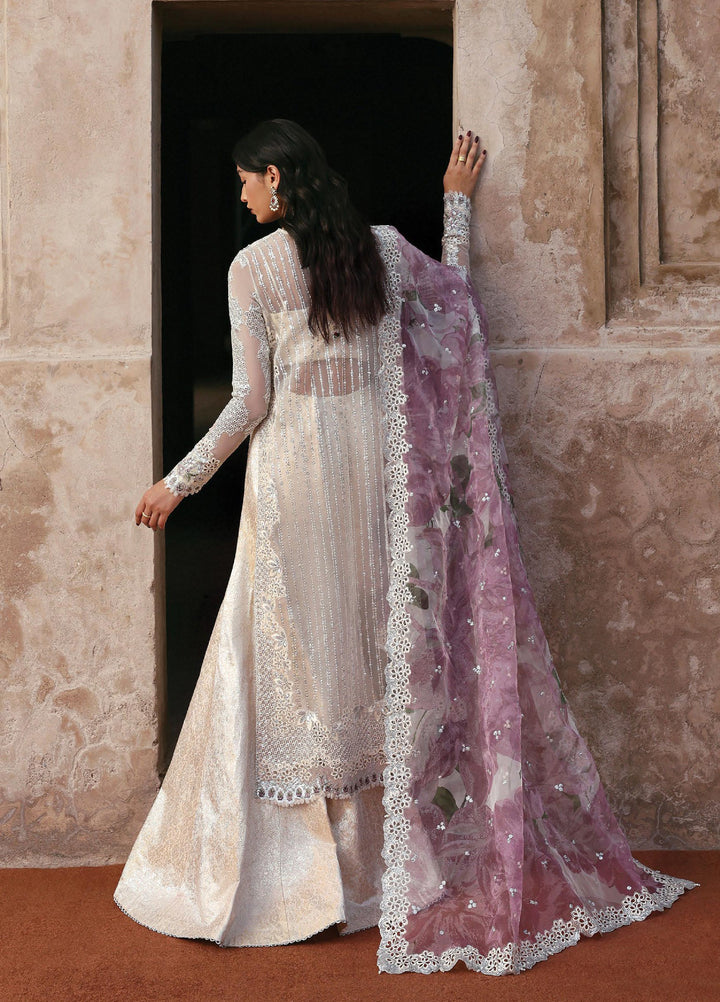 Kaashvi by Ayzel Unstitched Organza Embroidered Suits 3 Piece AAF25KW MEHARVI AZW-25-V2-01 - Wedding Collection