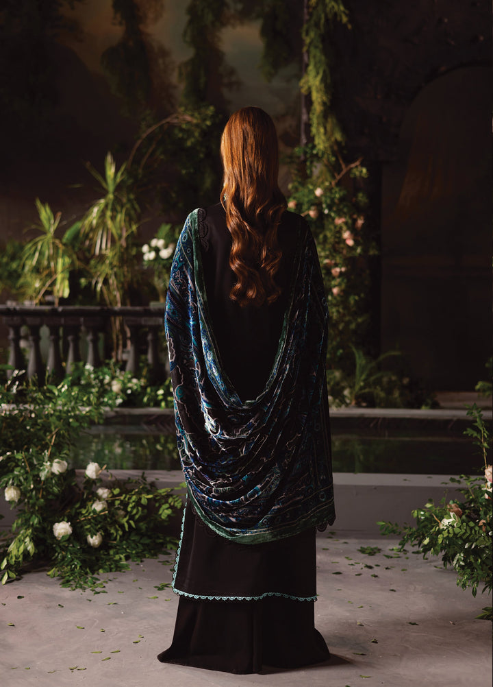 Amelia by Mahnur Unstitched Luxury Cotrai Embroidered 3 Piece Suits MN25AL AM-014 - Winter Collection