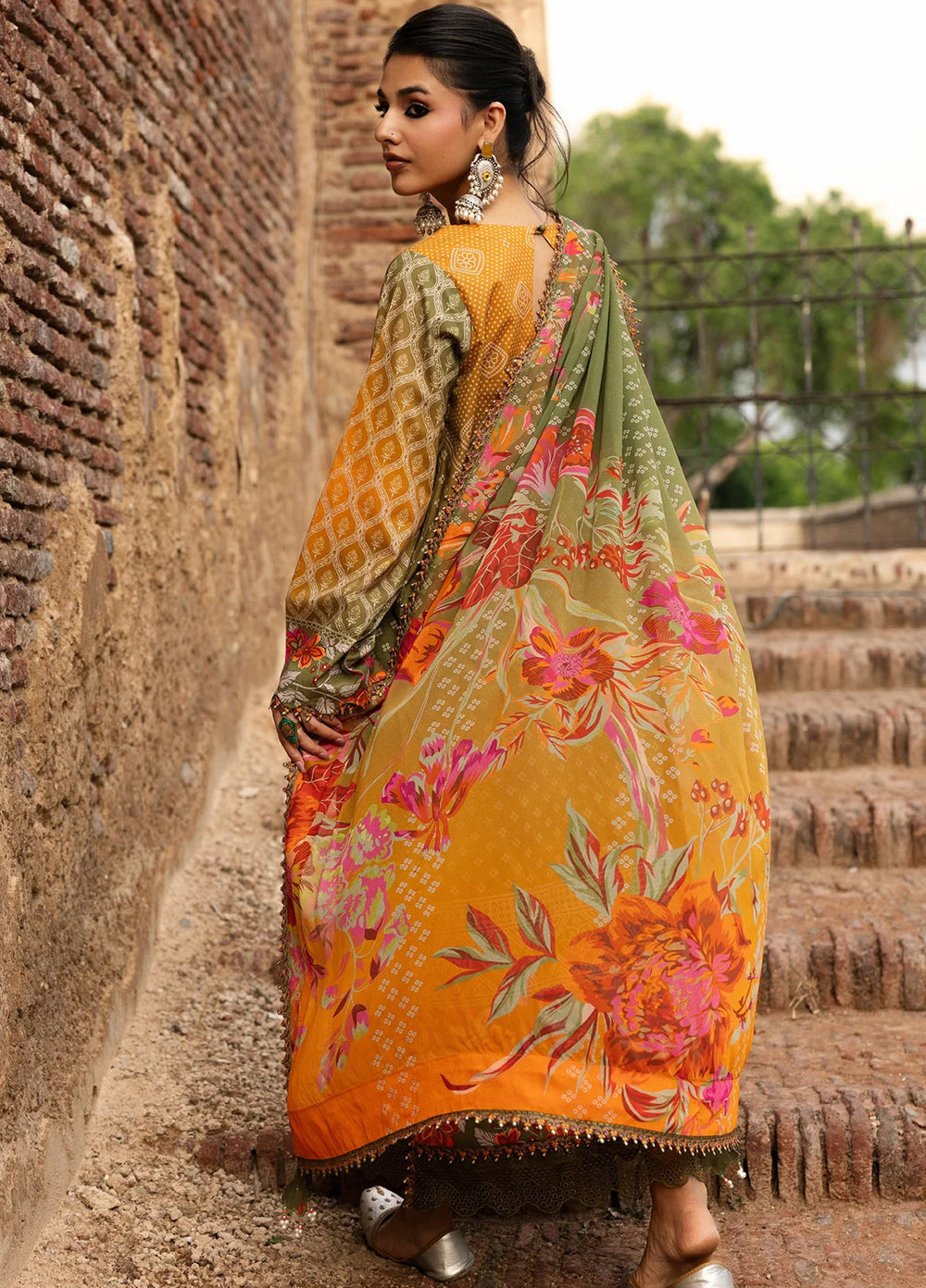 Chunri by Charizma Unstitched Embroidered Lawn 3 Piece Suit CHR26UCL CHN6-05 - Summer Collection