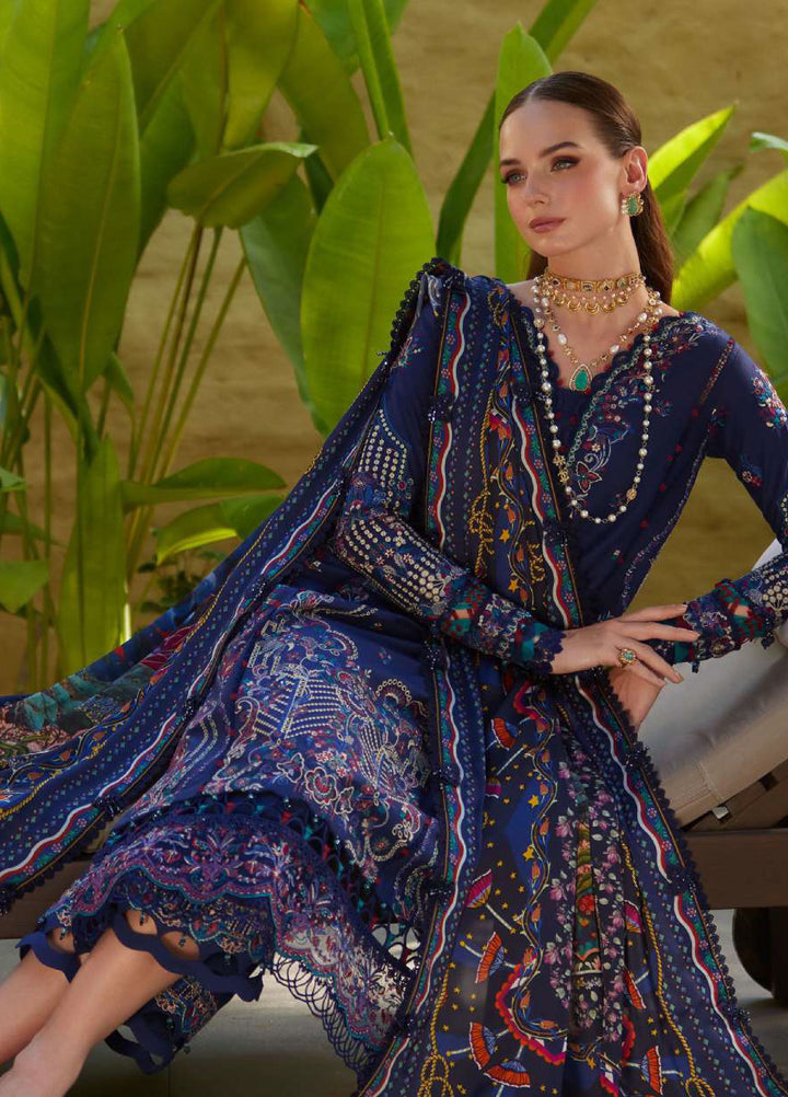 Ariya by Kanwal Malik Unstitched Embroidered Luxury Lawn 3 Piece Suit KM26UA D-4 MEHRIN - Summer Collection