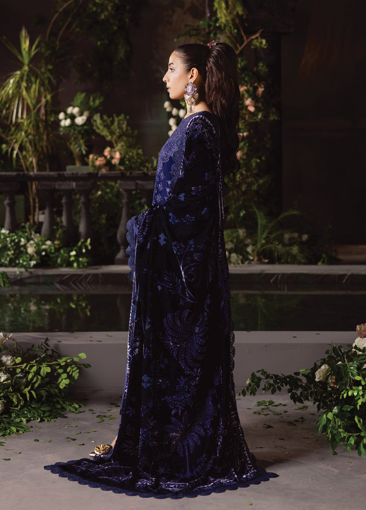 Amelia by Mahnur Unstitched Luxury Cotrai Embroidered 3 Piece Suits MN25AL AM-004 - Winter Collection