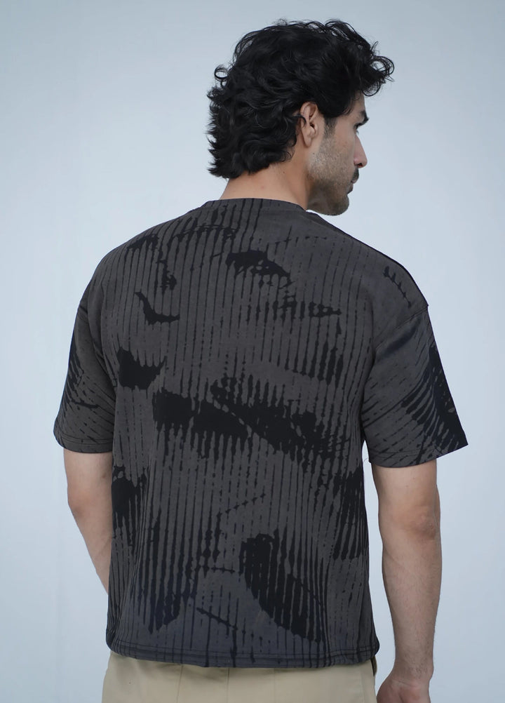 Movement Unisex Western 1 Piece Printed Cotton Shadow Script Tee - Winter Collection