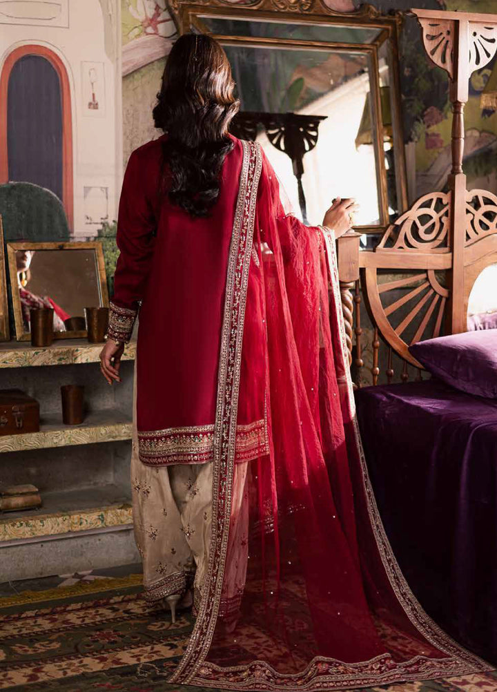 Nureh Nur Mahal The Silk Edit Unstitched Suits 3 Piece NU25NM NE-193 - Festive Collection