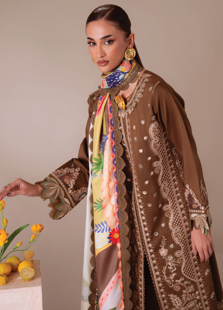 Miraal By Aabyaan Embroidered Chikankari Suits Unstitched 3 Piece ABY25MV D-AV-06-Zarrah - Winter Collection