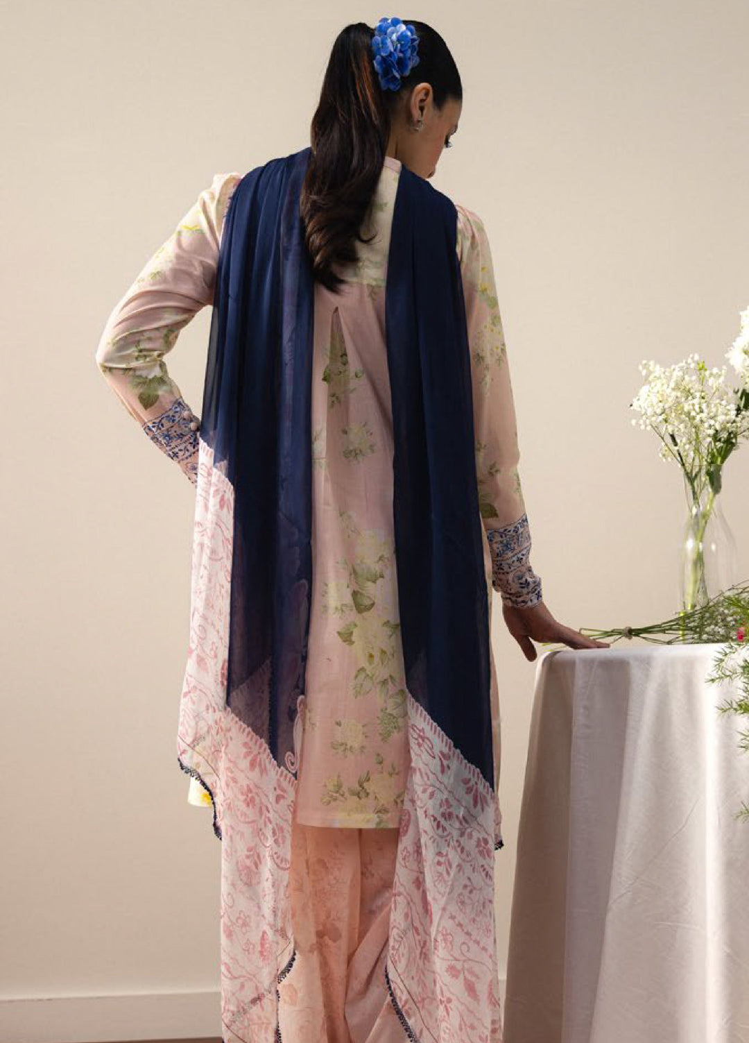 Coco by Zara Shahjahan Unstitched Printed Lawn 3 Piece Suit CZS26ULV HARU-1A - Summer Collection