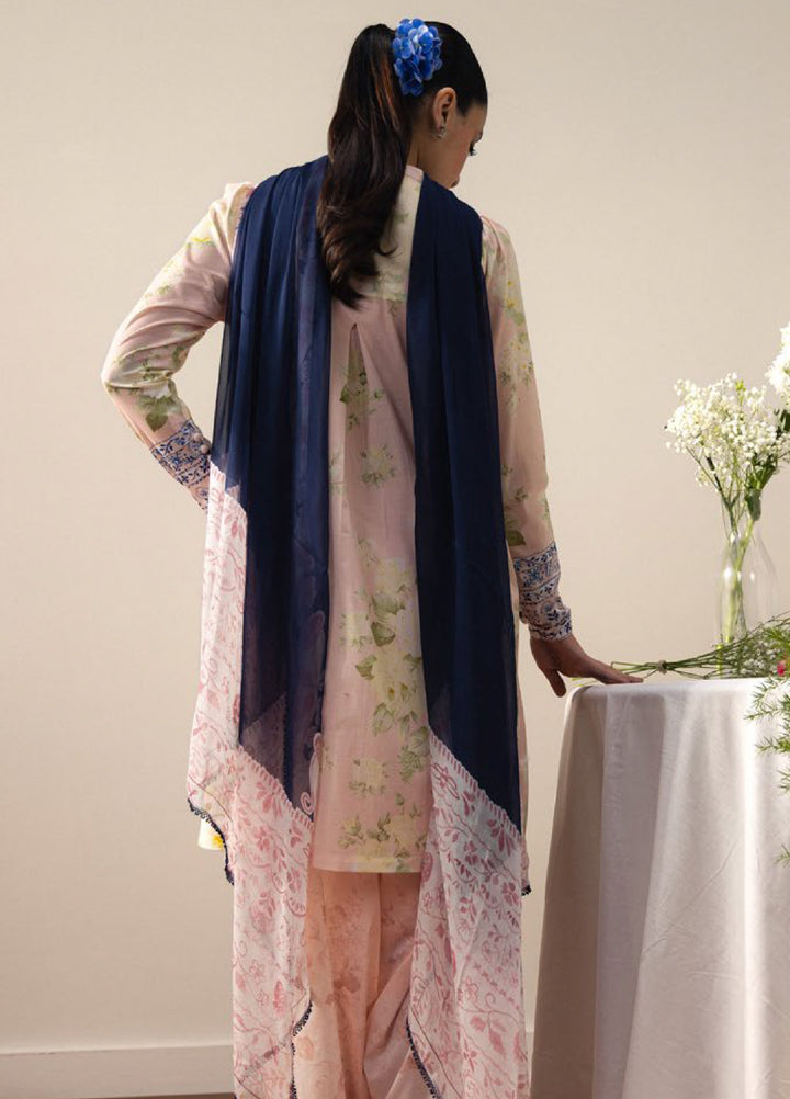 Coco by Zara Shahjahan Unstitched Printed Lawn 3 Piece Suit CZS26ULV HARU-1A - Summer Collection