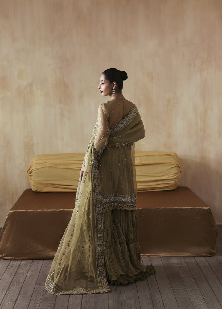 Jahanara by Zarposh Embroidered Organza Suits Unstitched 3 Piece ZP25JF Zarqash - Festive Collection