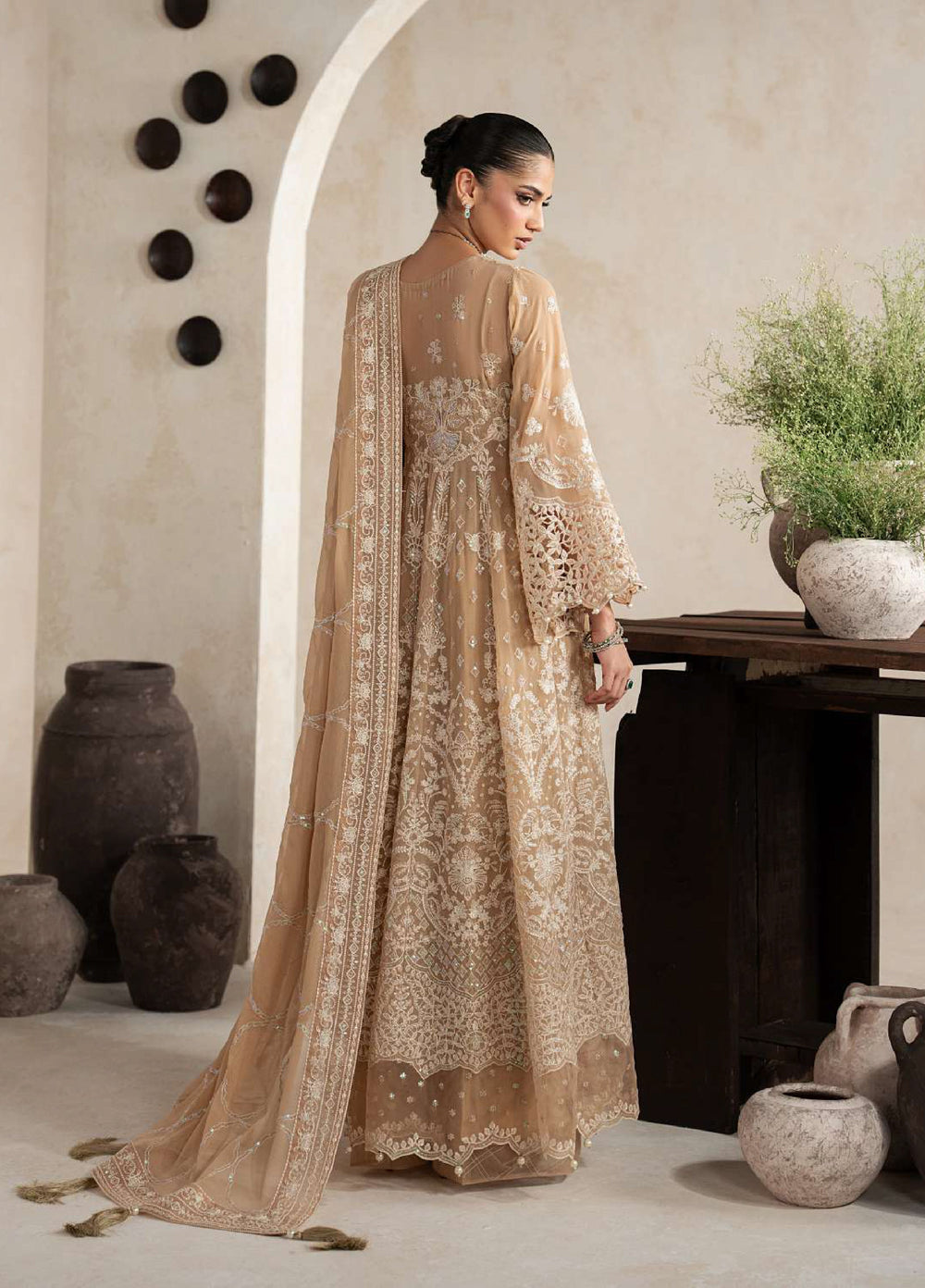 Gulaal Unstitched Embroidered Chiffon 3 Piece Suit GL26ULW Niaa D-54 - Wedding Collection