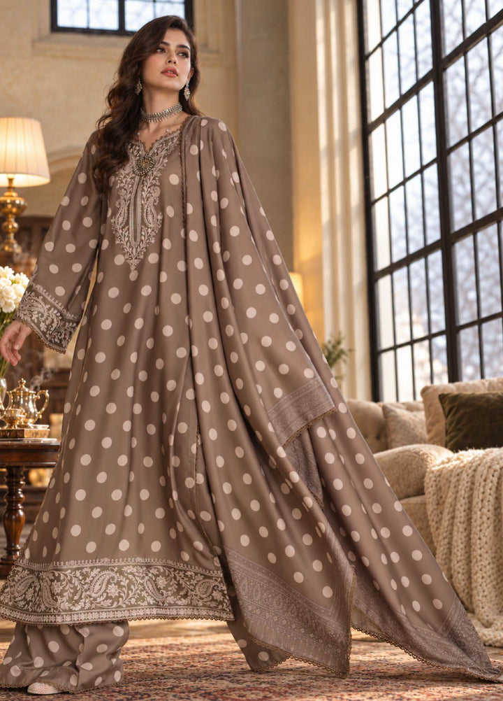 Noor by Saadia Asad Unstitched Printed Linen 3 Piece Suit SA26UNL D8 A - Winter Collection