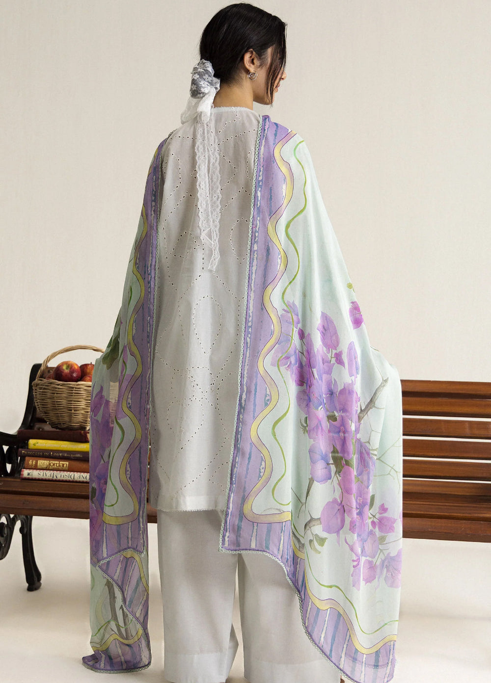 Coco by Zara Shahjahan Unstitched Embroidered Lawn 3 Piece Suit CZS26UCLP LUNE-2A - Eid Collection
