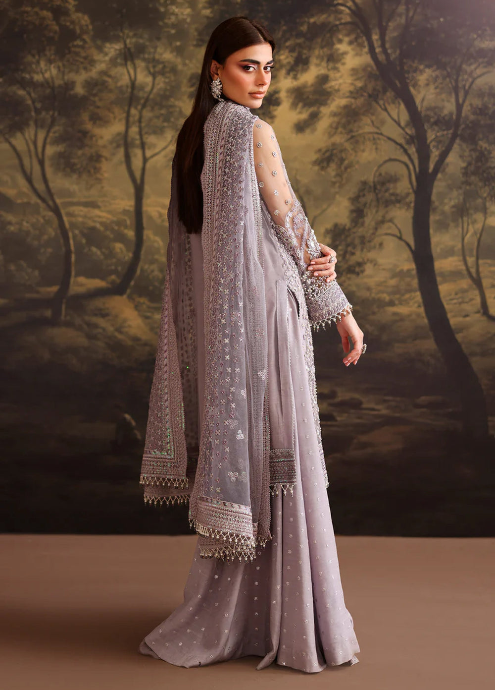 Chantelle by Baroque Unstitched Embroidered Net 3 Piece Suit BQ26UFC UF-4379 - Festive Collection