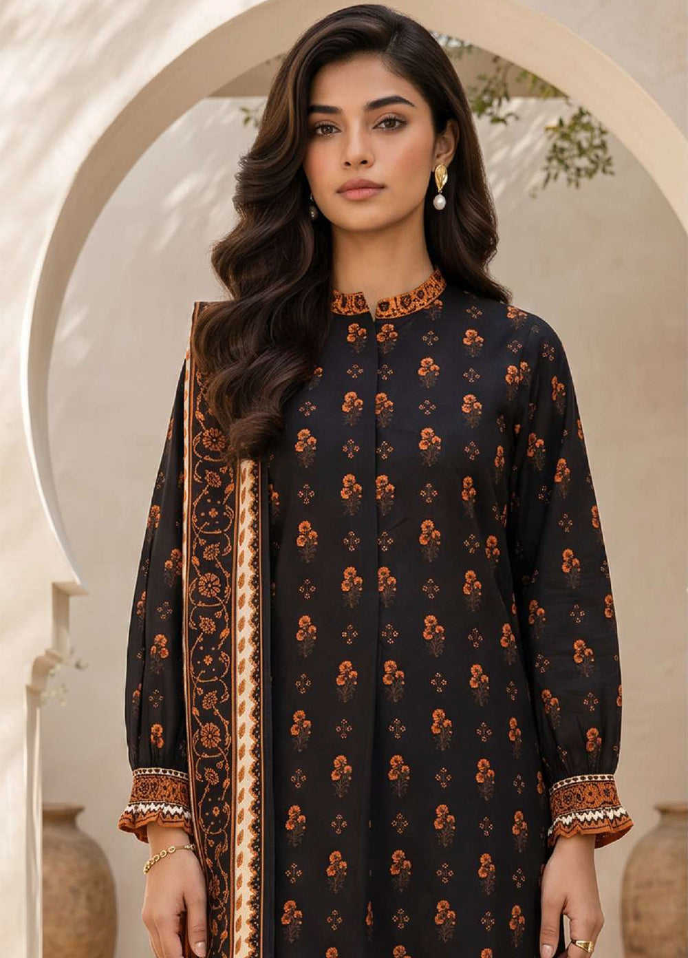 Zellbury Unstitched Printed Lawn 3 Piece Suit ZB26ULIV WUS26X38058 - Casual Collection
