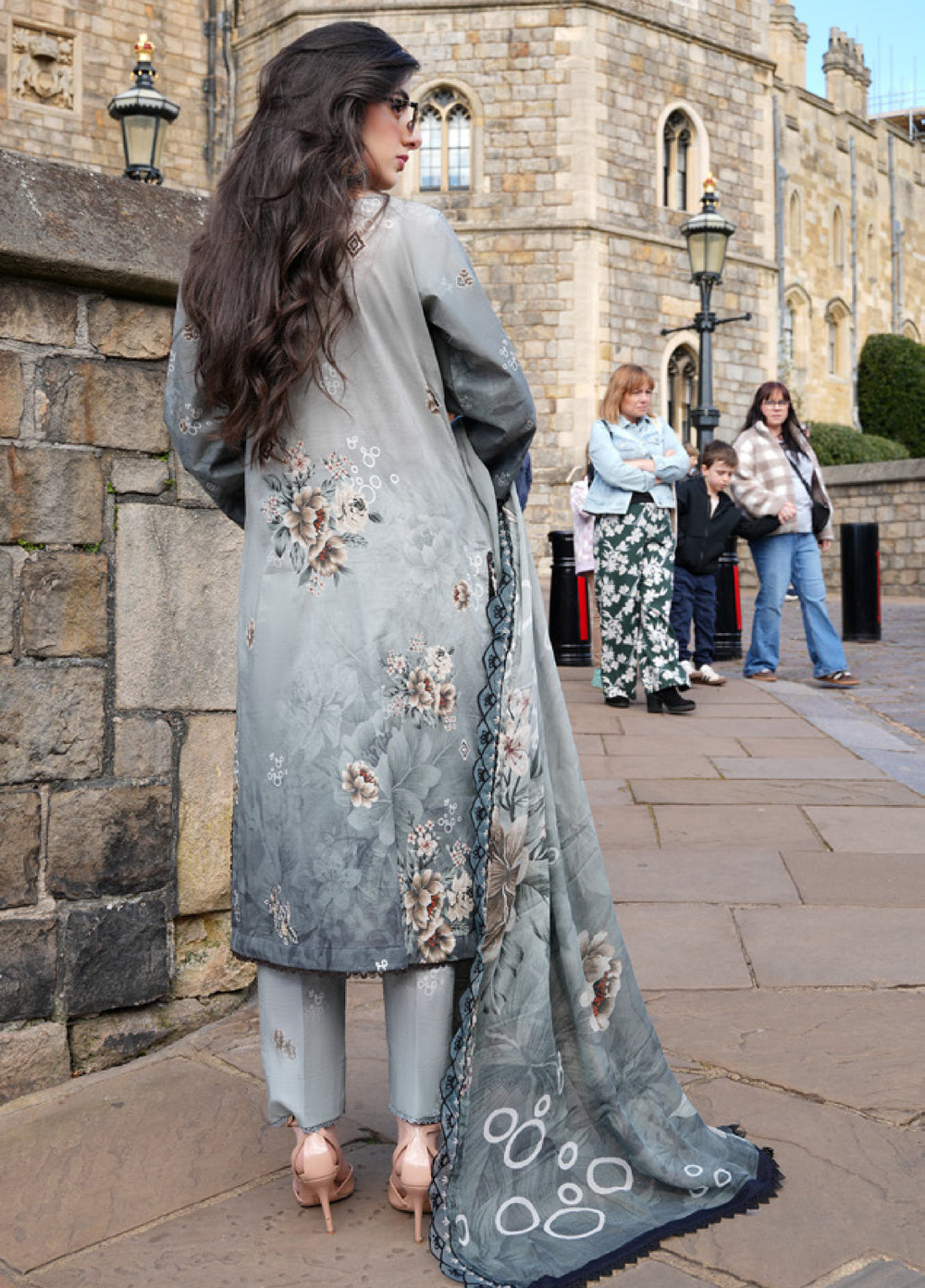 Al Zohaib Printkari Unstitched Embroidered Lawn 3 Piece Suit AZ26ULP 08 - Summer Collection