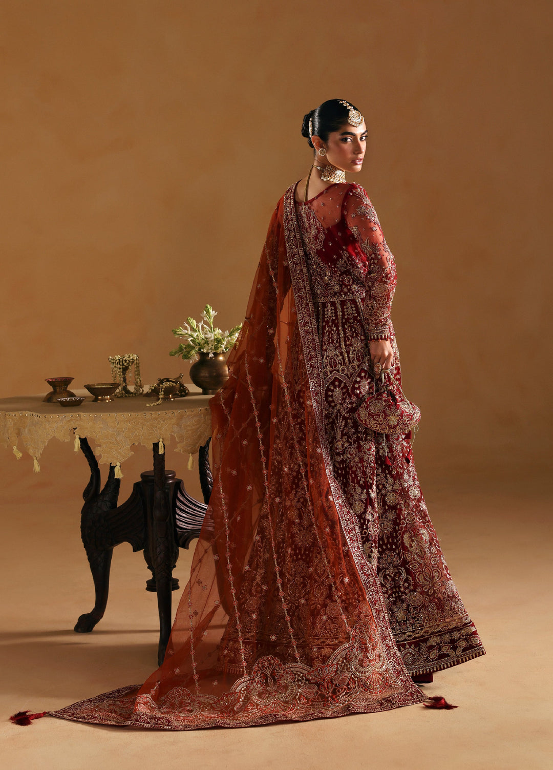 Gulaal Unstitched Embroidered Organza Suits 3 Piece GL25UW JAHARI-WU-10 - Wedding Collection