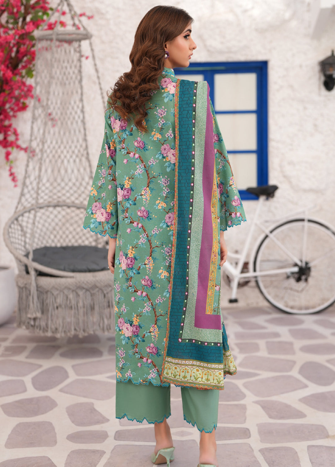 Salina by Regalia Textile Unstitched Printed Lawn 3 Piece Suit RG26PUIV D-7 - Summer Collection