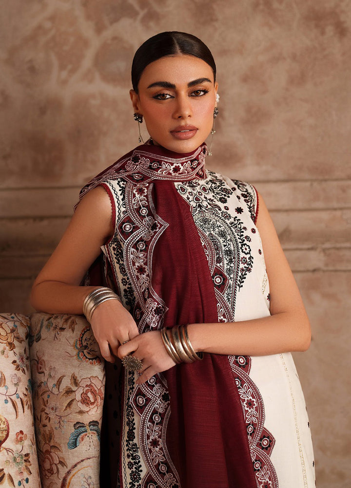 Suroor by Bin Ilyas RTW Embroidered Jacquard Lawn 3 Piece Suit BI26PSL 245A - Festive Collection