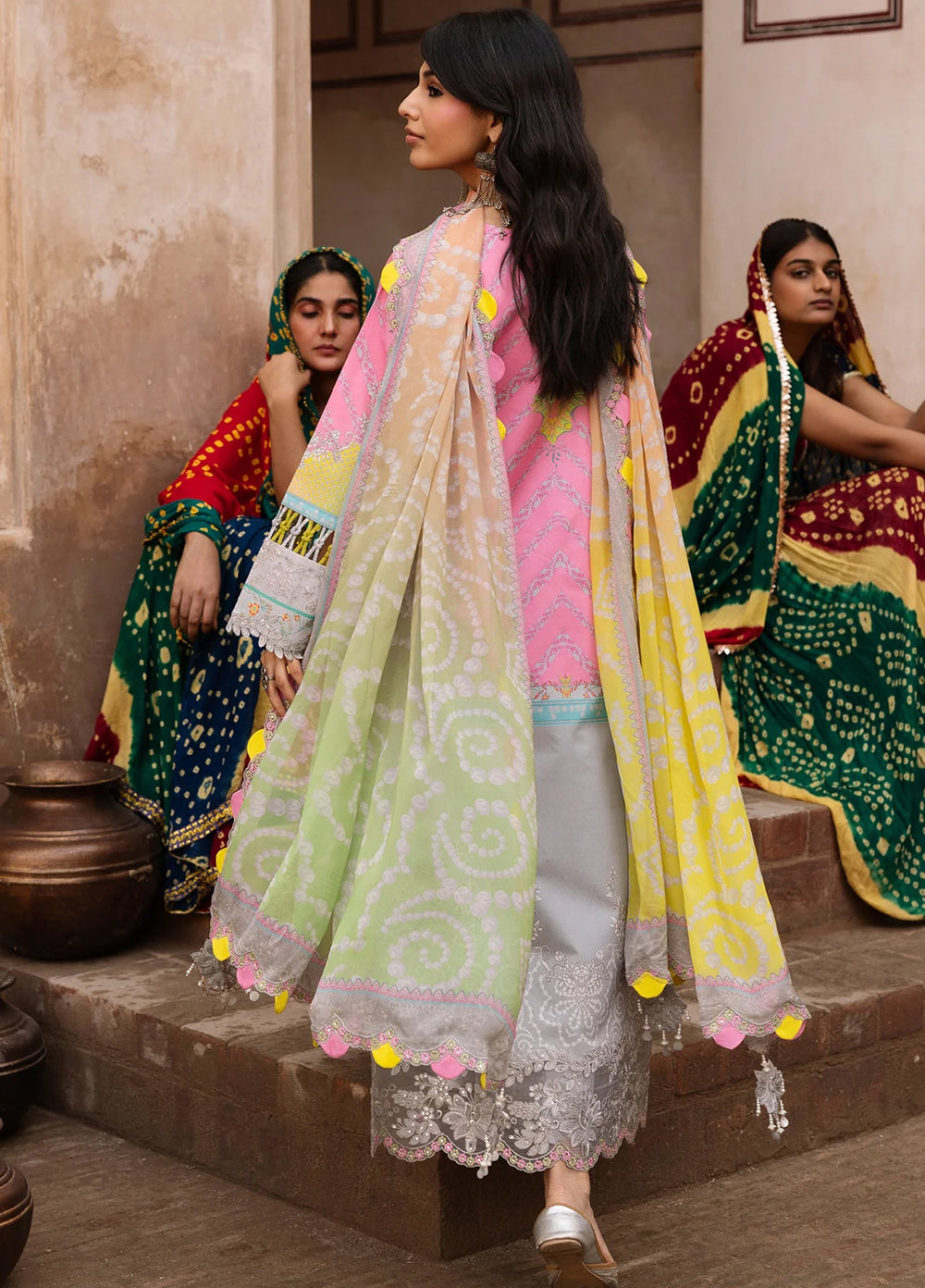 Chunri by Charizma Unstitched Embroidered Lawn 3 Piece Suit CHR26UCL CHN6-01 - Summer Collection