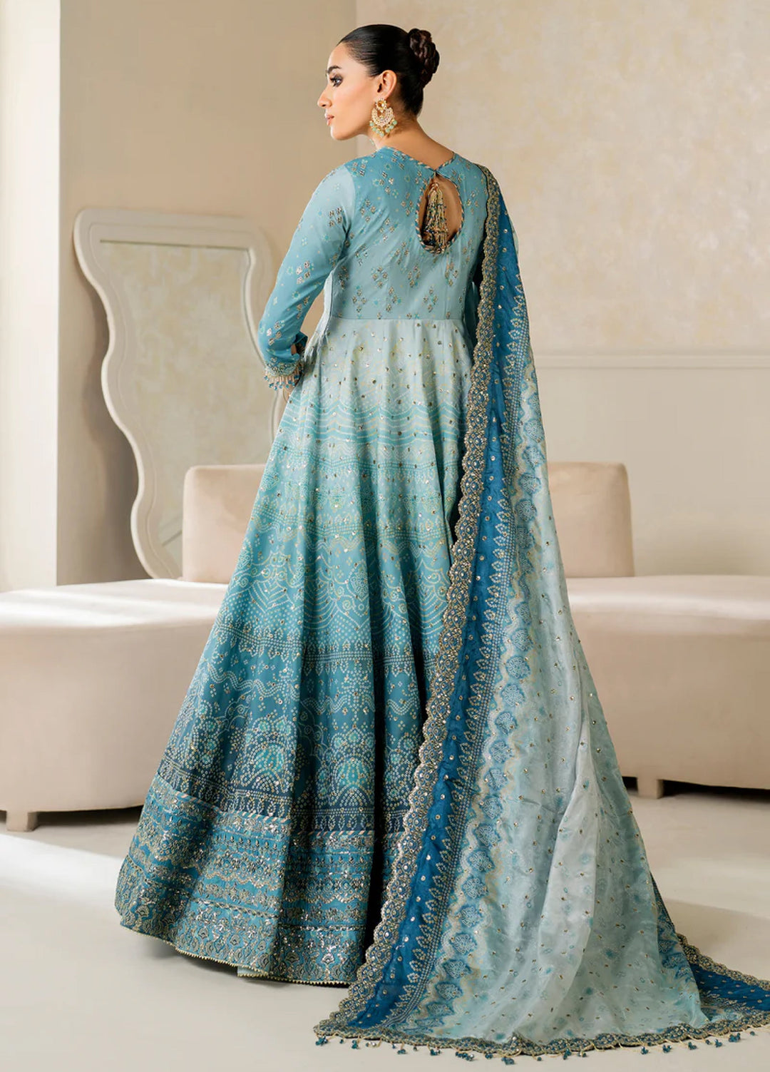 Chantelle by Baroque Unstitched Embroidered Raw Silk 3 Piece Suit BQ26UFC UF-4162 - Festive Collection
