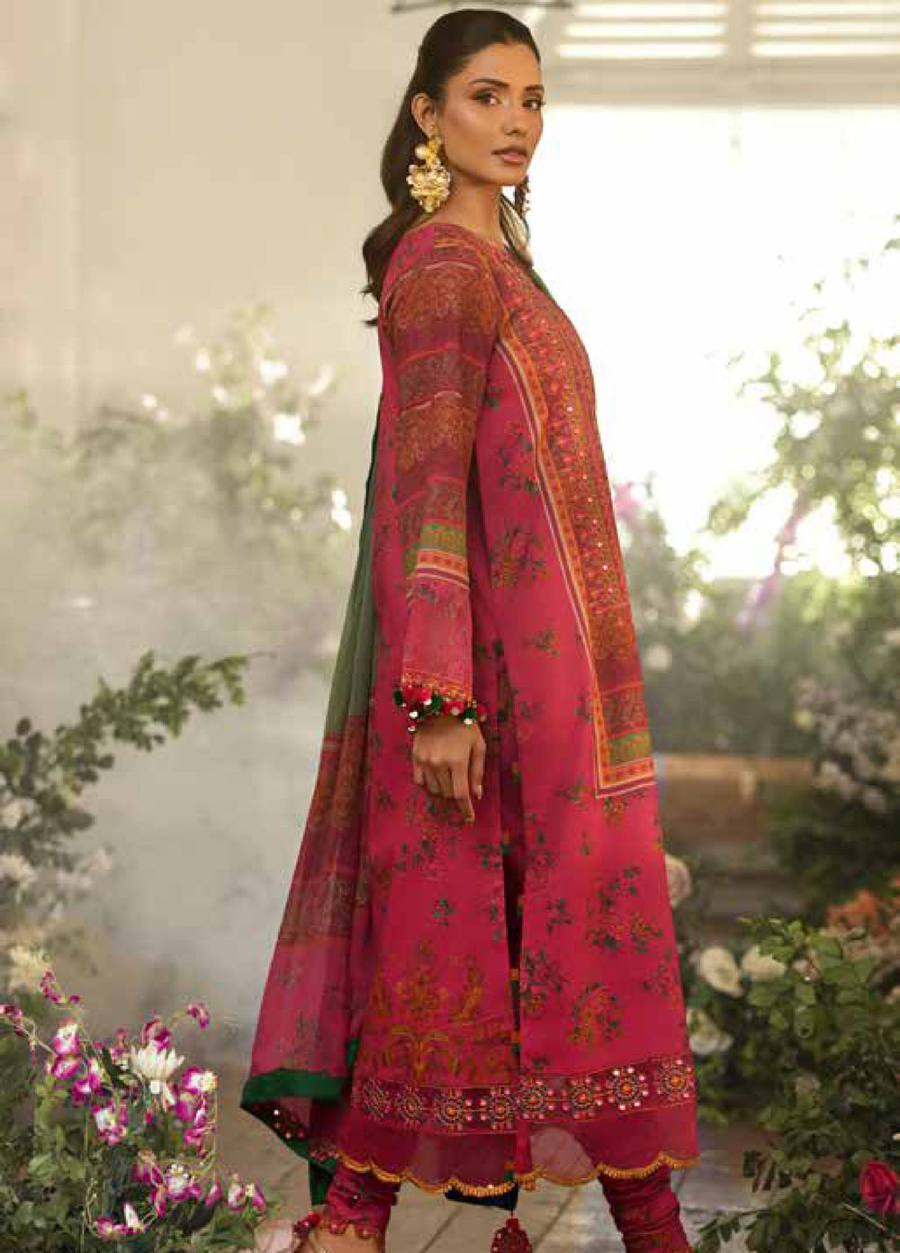Sun Shine by Charizma Unstitched Embroidered Lawn 3 Piece Suit CHR26ULS CSN6-14 - Summer Collection
