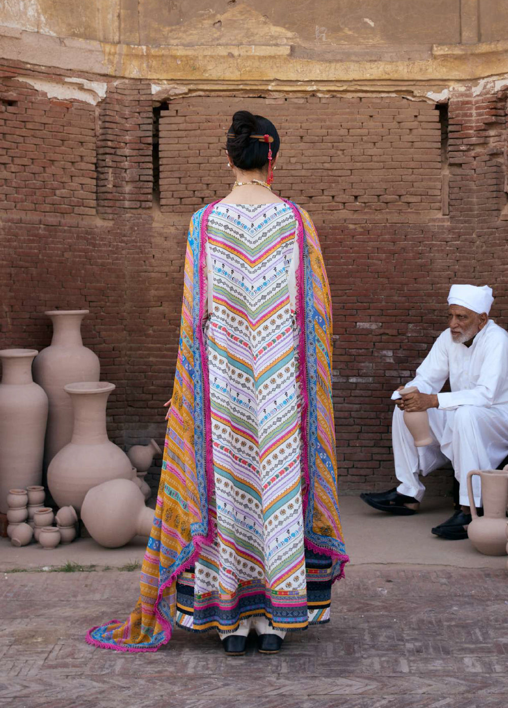 Angan by Kahf Unstitched Printed Lawn 3 Piece Suit KHF26ULA YASMEEN KPS-2A - Festive Collection