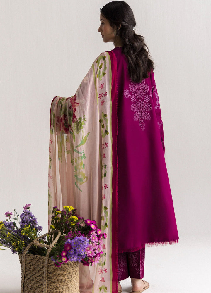Coco by Zara Shahjahan Unstitched Embroidered Lawn 3 Piece Suit CZS26UCLP AIRI-1A - Eid Collection