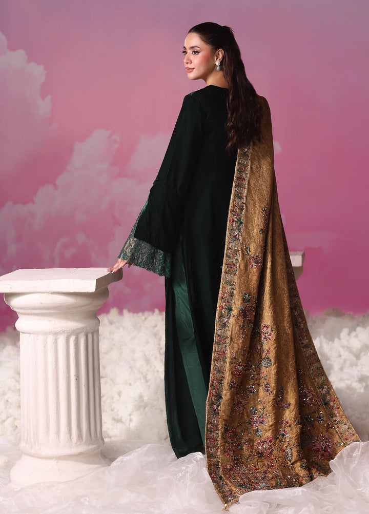 Mount Olypus by Musferah Saad Pret Embroidered Velvet 2 Piece Eternal Envy - Festive Collection