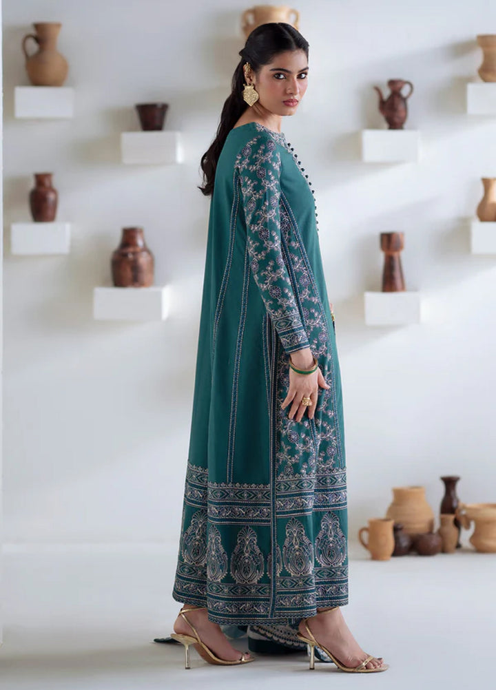 Noore by Freesia Unstitched Khaddar Embroidered Suits 3 Piece FRE25NW FSU-5675 Serina - Winter Collection