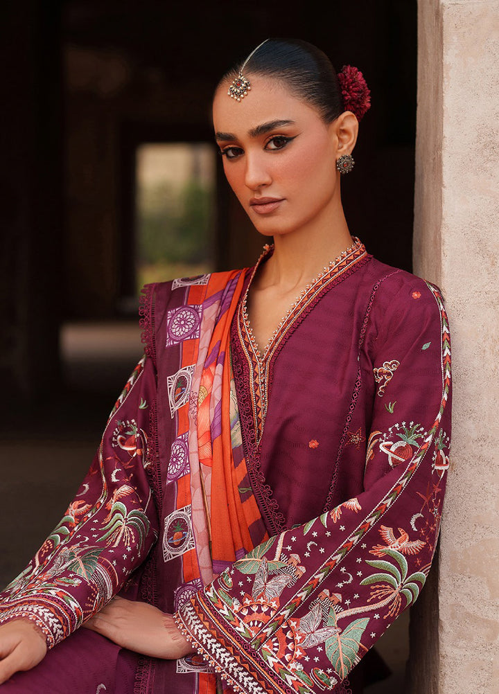 Suroor by Bin Ilyas RTW Embroidered Jacquard Lawn 3 Piece Suit BI26PSL 242A - Festive Collection