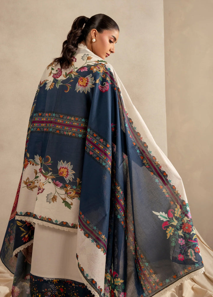 Meraki by Asifa and Nabeel Unstitched Embroidered Lawn 3 Pcs Suit AN26UM MSSL-10 Saffron Soul - Summer