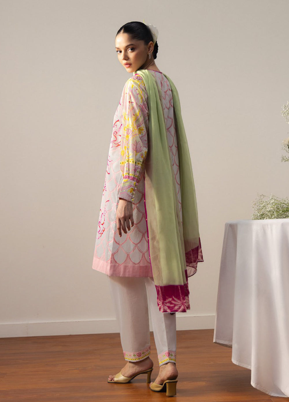 Coco by Zara Shahjahan Unstitched Printed Lawn 3 Piece Suit CZS26ULV NAMI-5B - Summer Collection
