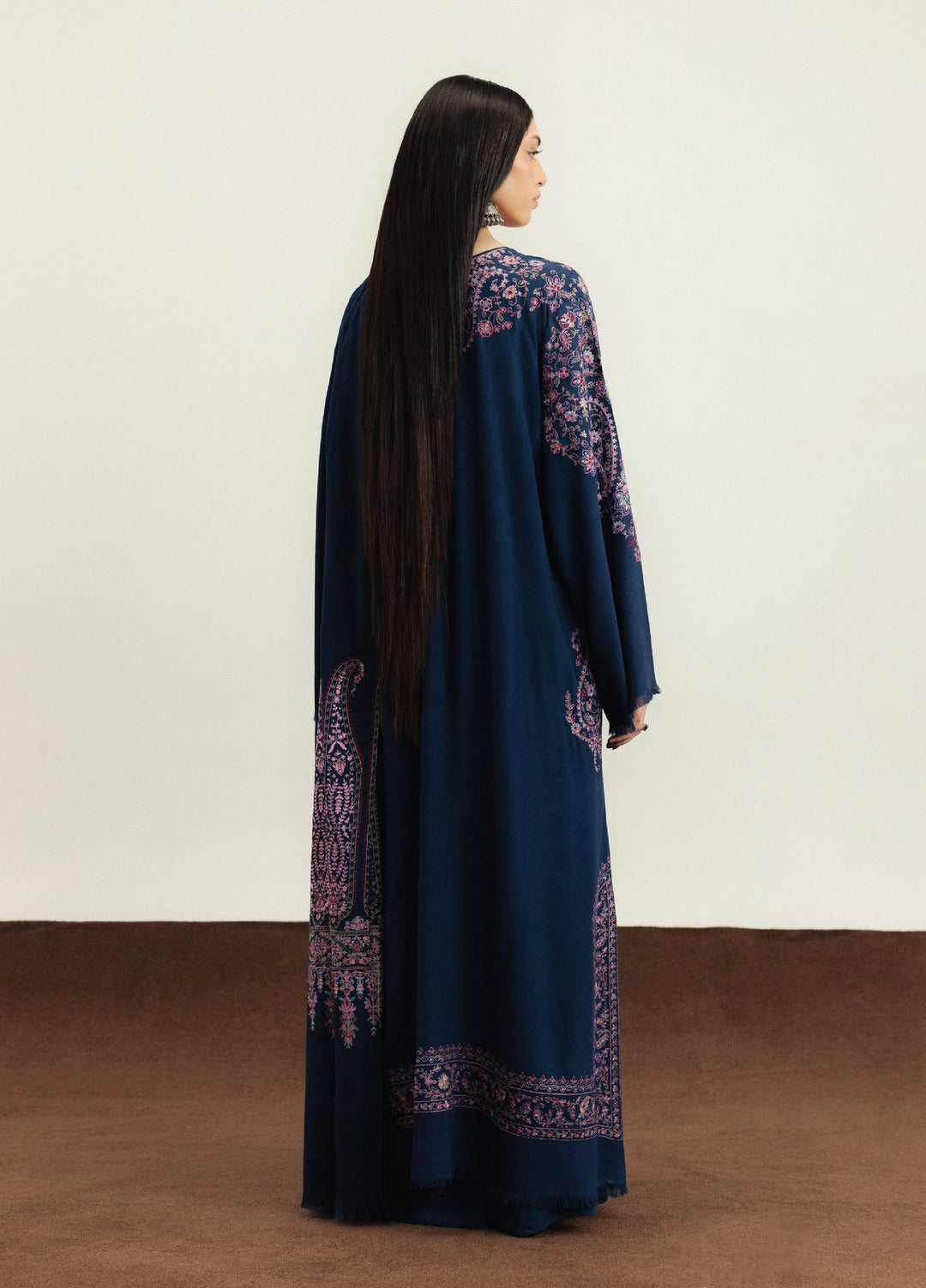 Zara Shahjahan Unstitched Winter Marina Embroidered Suits 3 Piece CZS25WC D3-Neelum - Winter Collection