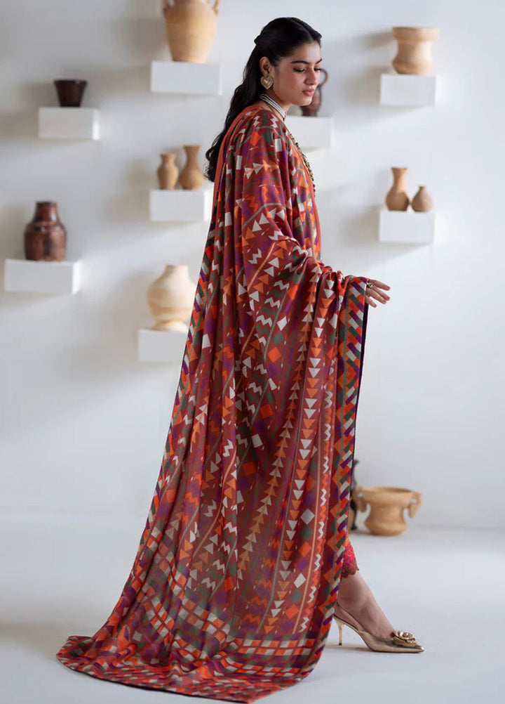 Noore by Freesia Unstitched Khaddar Embroidered Suits 3 Piece FRE25NW FSU-5673 Badrai - Winter Collection