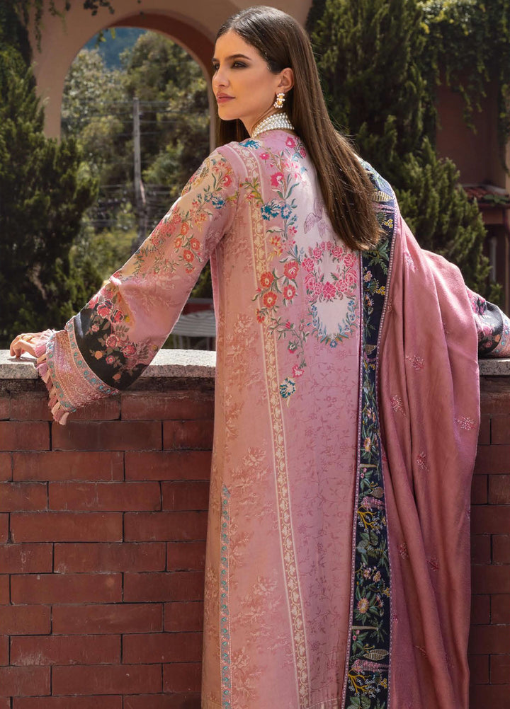 Mushq Broadway Under the Tuscan Sun Embroidered Viscose Suits Unstitched 3 Piece MQ25BT D-03 Cortona Bloom - Winter Collection