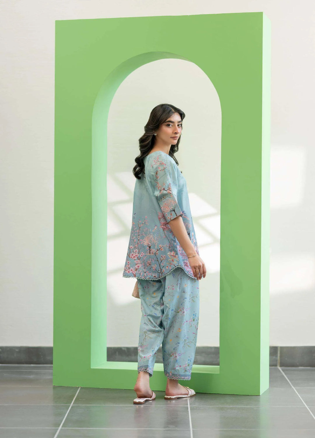 Minor Defect by Ayesha Somaya RTW Printed Lawn Silk 2 Piece Suit Vibe Check Casual Collection